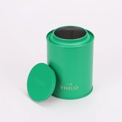 かわいい金属の錫箱は蝶番を付けられた容器の食品等級のクッキーの茶ポリ塩化ビニールの長方形の窓を石鹸で洗う