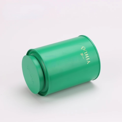 かわいい金属の錫箱は蝶番を付けられた容器の食品等級のクッキーの茶ポリ塩化ビニールの長方形の窓を石鹸で洗う