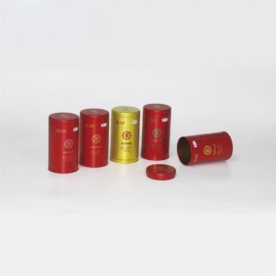 積み重ね可能で小さい茶錫の容器の空の円形のコーヒーの缶の貯蔵