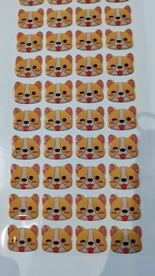 明確なエポキシ樹脂 ドームのステッカーによってはエポキシの床のタンブラーのためのステッカーがゼリー状になる