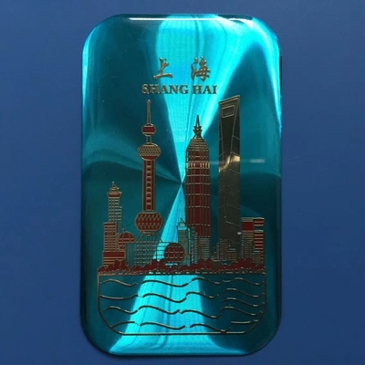 3Dゲルのドームのステッカーのエポキシ樹脂は水晶ロゴをレーザー光線写真と分類する