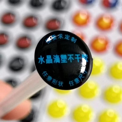 3m付着力Puのドームのステッカー ポリウレタン樹脂3Dのドーム