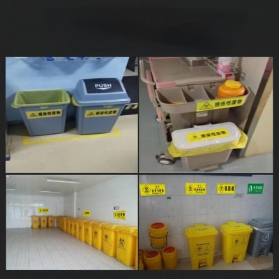 ヘルスケアの熱バーコード ラベルのステッカー ロール試験管の実験室凍結ペット危険な薬剤のステッカー