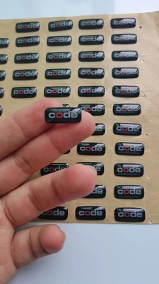 自己接着防水カスタマイズされたステッカーを印刷する明確なエポキシのステッカー
