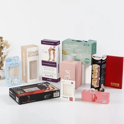 ペーパー折り畳み式の白い半透明包む豪華な誕生日のクラフトのボール紙のギフト用の箱
