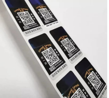 顧客用Qrコード ホログラムのステッカー オリジナル レーザーの反偽造のラベル