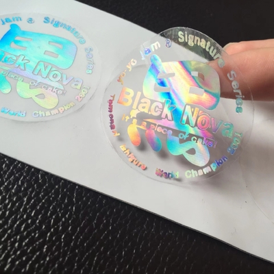 レーザーの反偽造のラベルはレーザー光線写真下塗の反擬似ステッカーを