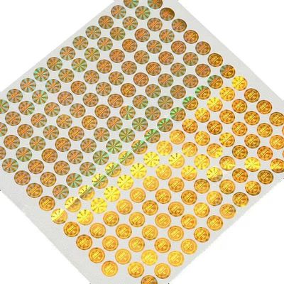 グラシン/解放のペーパー包装のホログラム、光沢のある/無光沢のホログラムのステッカーの