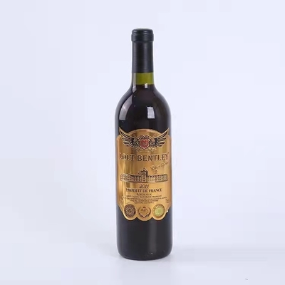DTは防水ワインのラベルのステッカーの贅沢な化粧品を取除くこと容易な飲料をびん詰めにした
