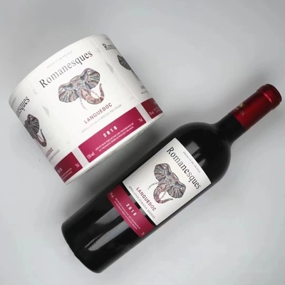 DTは防水ワインのラベルのステッカーの贅沢な化粧品を取除くこと容易な飲料をびん詰めにした